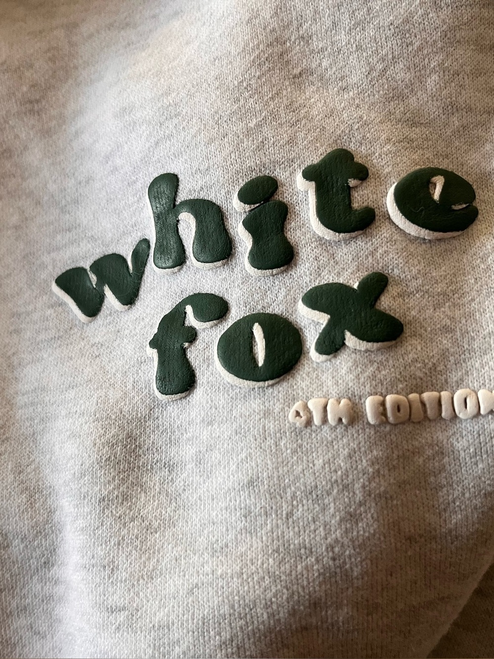 White Fox Grey Green Hoodie Original 4th Edition